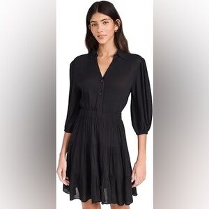 Chic Black Long Sleeve Dress by Playa Lucia